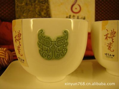 【高級骨瓷 禮品瓷 藏瓷 雕刻精細的高檔浮雕茶具】價格,廠家,圖片,其他茶具,潮州市欣韻陶瓷-