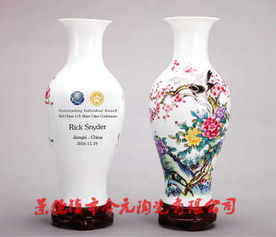 商務禮品陶瓷小花瓶定制 饋贈禮品小花瓶