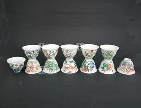 手工粉彩十二花神茶碗 瓷器茶具中的藝術(shù)珍品